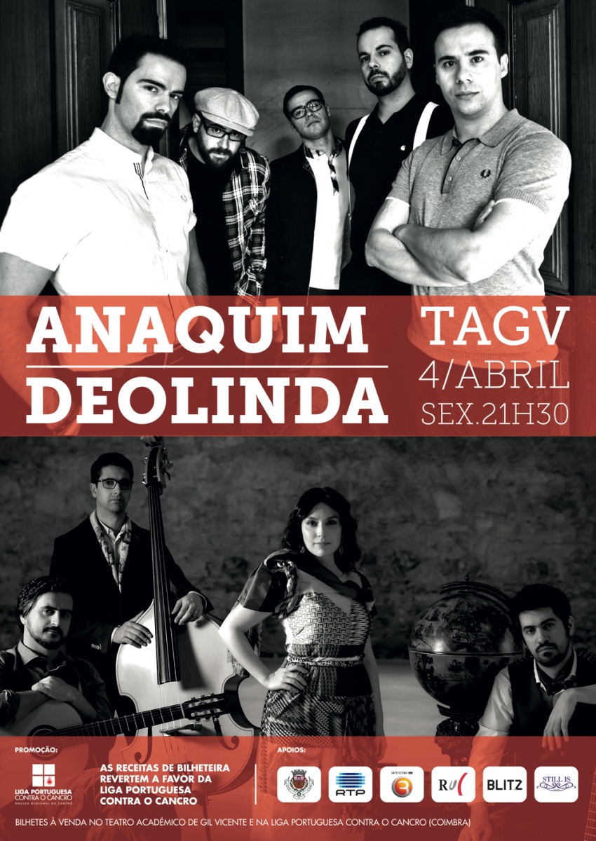 Anaquim e Deolinda: Concerto no aniversário da Liga Portuguesa contra o Cancro