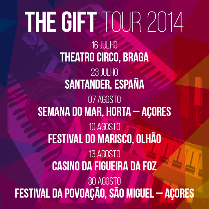 The Gift anunciam 6 espectáculos do Tour 2014