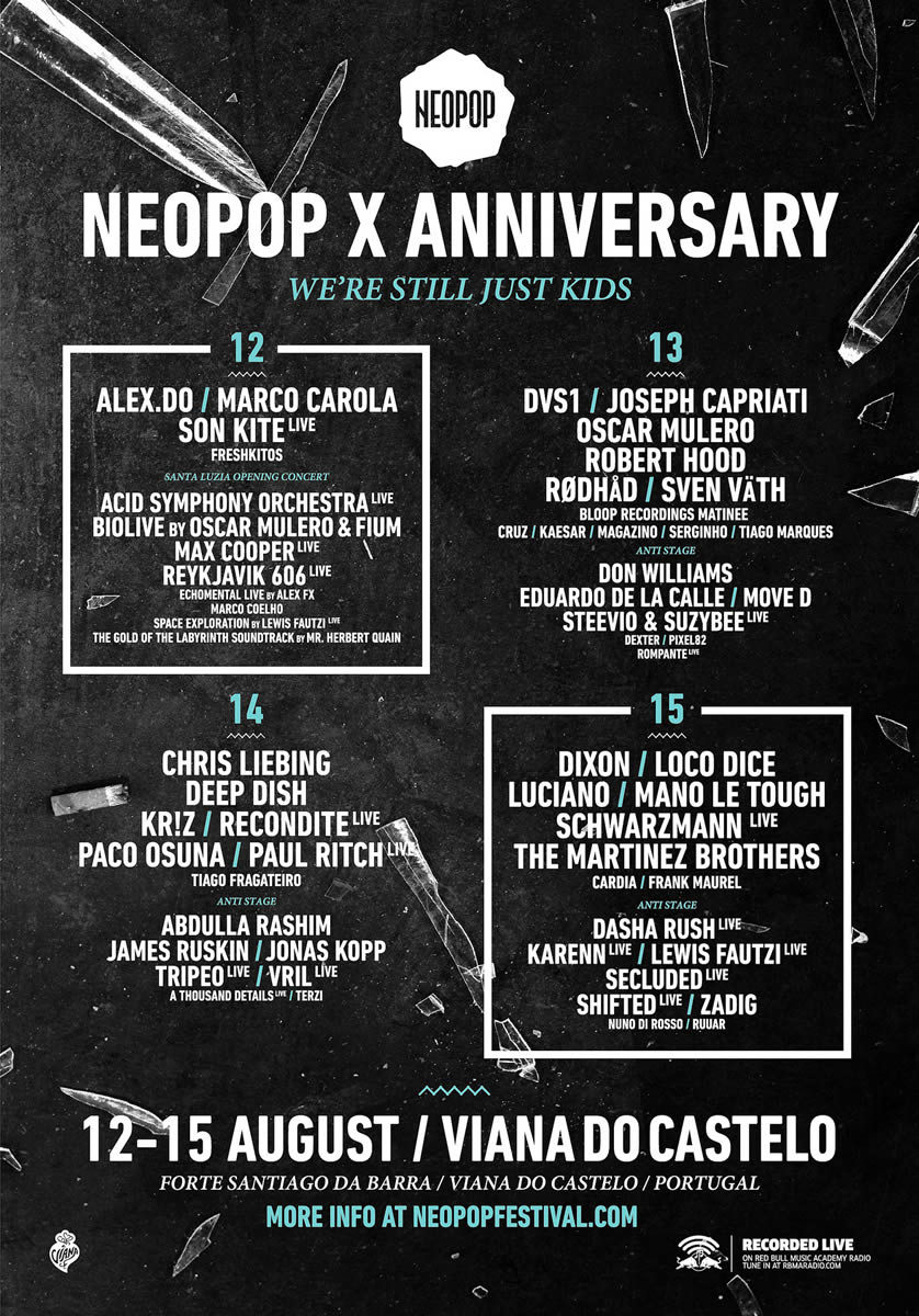 NeoPop 2015 com cartaz completo