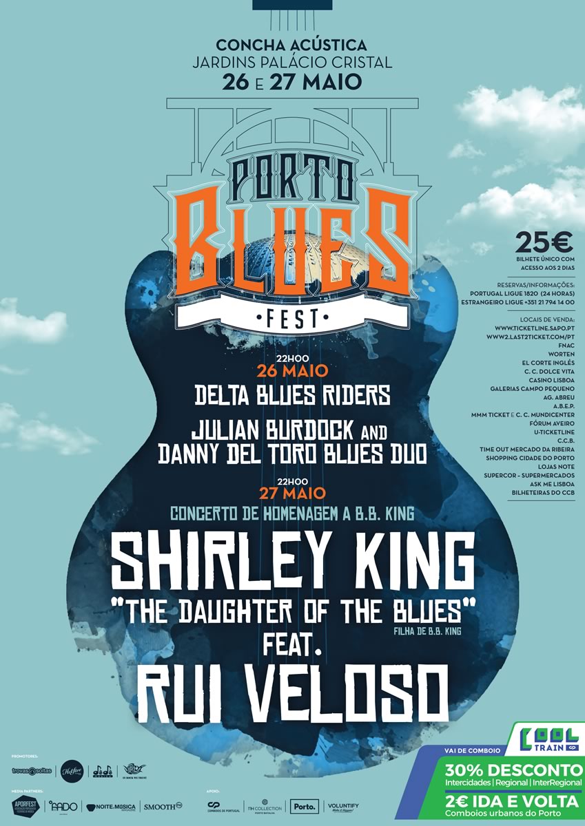 1ª edição do Porto Blues Fest pretende homenagear o maior Bluesman de todos os tempos B.B. King