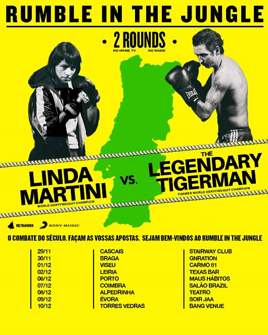 The Legendary Tigerman e Linda Martini levam Rumble In The Jungle ao Coliseu dos Recreios