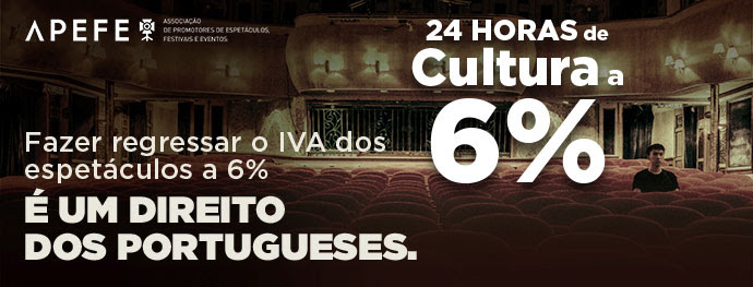 24h de cultura com IVA (como se fosse) a 6%