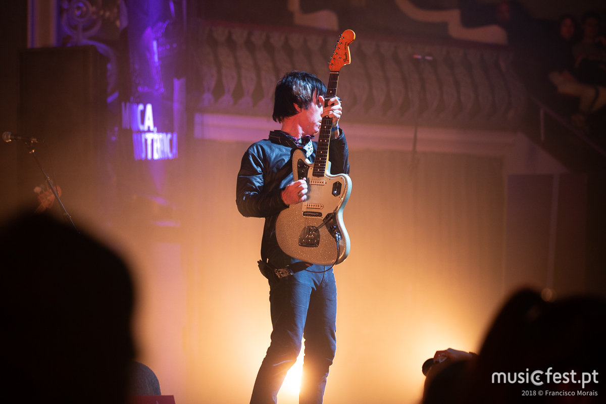 O cometa Johnny Marr no Super Bock em Stock