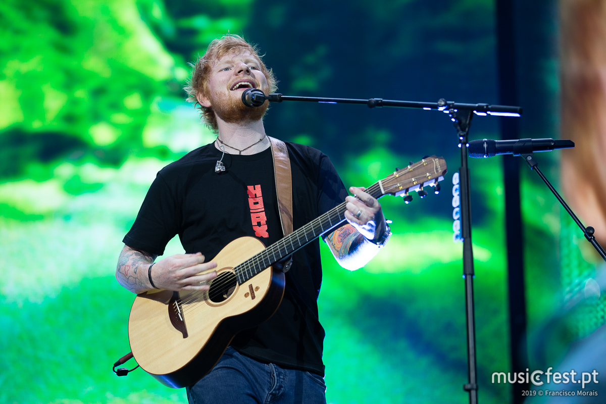 Vê aqui todas as fotos de Ed Sheeran no Estádio da Luz