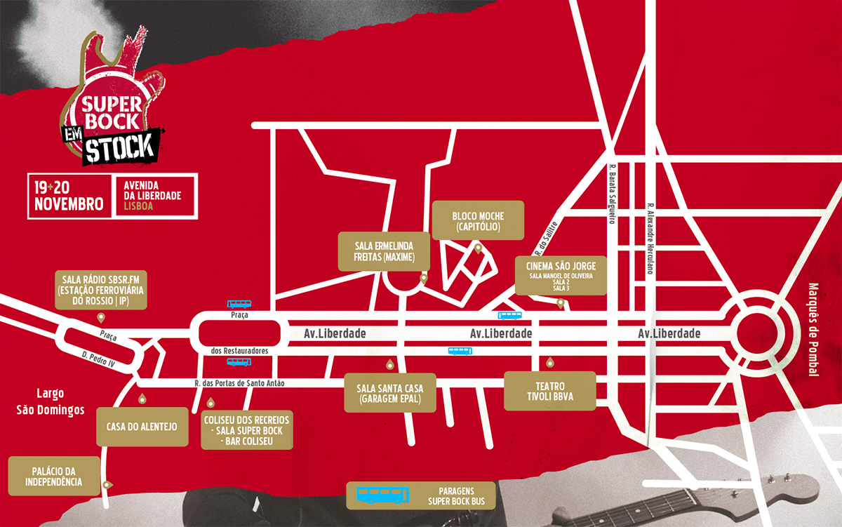 Super Bock em Stock 2021 - Mapa do recinto