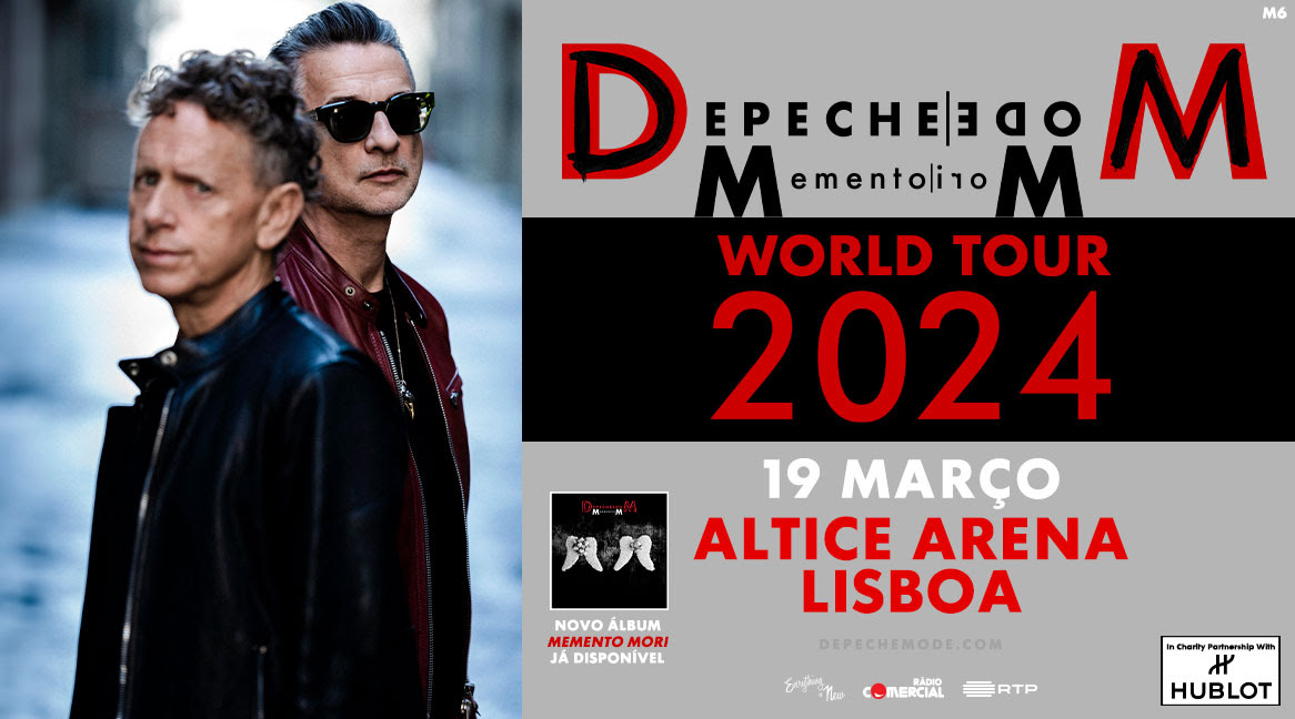 Depeche Mode trazem Memento Mori Tour a Lisboa, dia 19 de Março de 2024