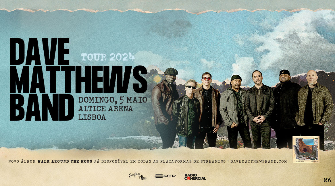 Dave Matthews Band apresentam novo álbum em Portugal a 5 de Maio de 2024