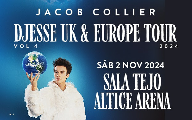 Jacob Collier traz "The Djesse Vol. 4 UK & Europe Tour 2024" a Lisboa, em Novembro de 2024