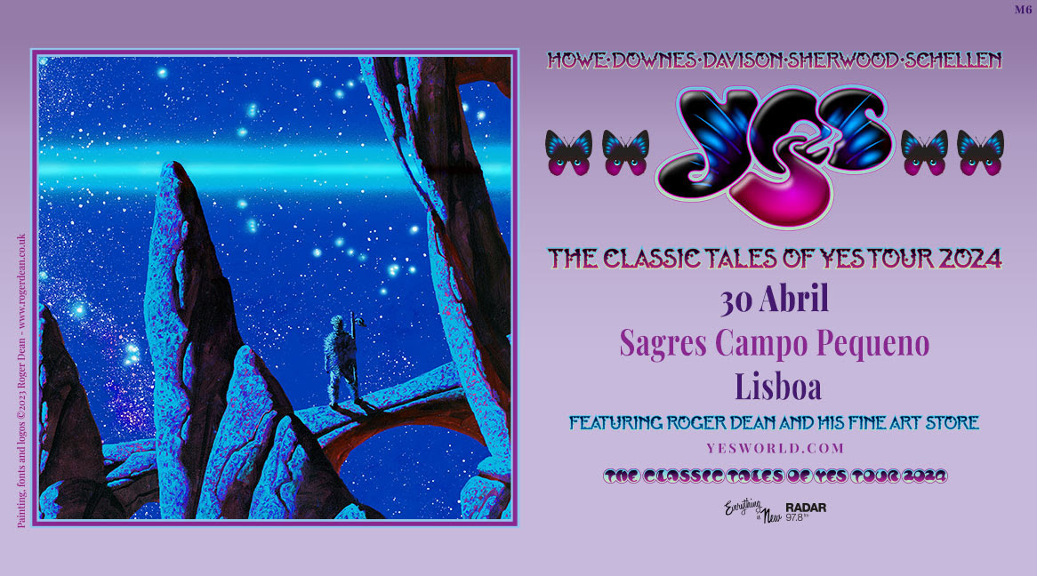 YES trazem "The Classic Tales of Yes" tour ao Sagres Campo Pequeno, a 30 de Abril de 2024