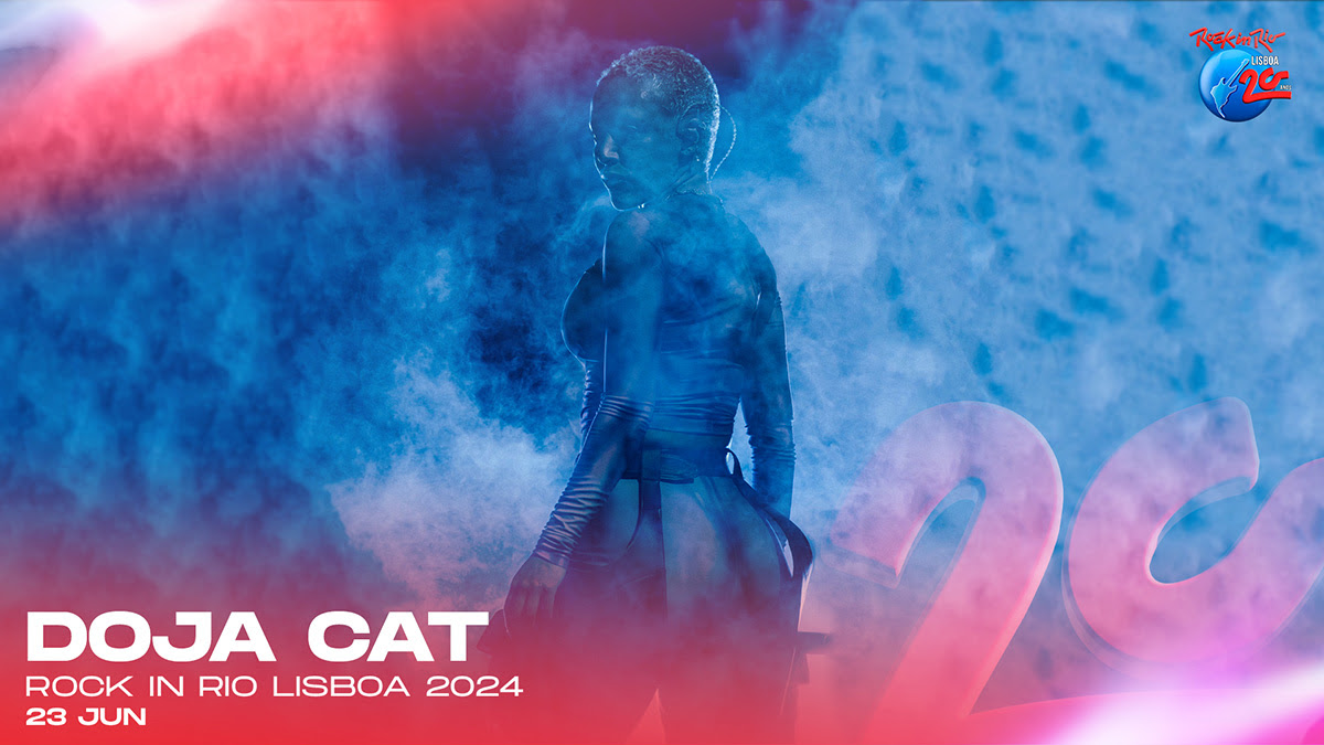 Doja Cat é cabeça de cartaz do Palco Mundo dia 23 de Junho, no Rock in Rio Lisboa 2024