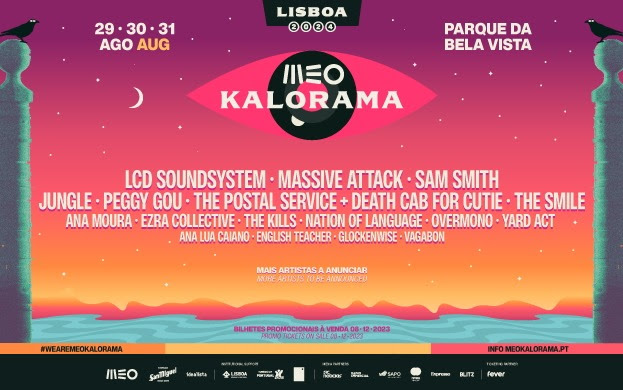 MEO Kalorama anuncia LCD Soundsystem, Massive Attack, Sam Smith e mais, para 2024
