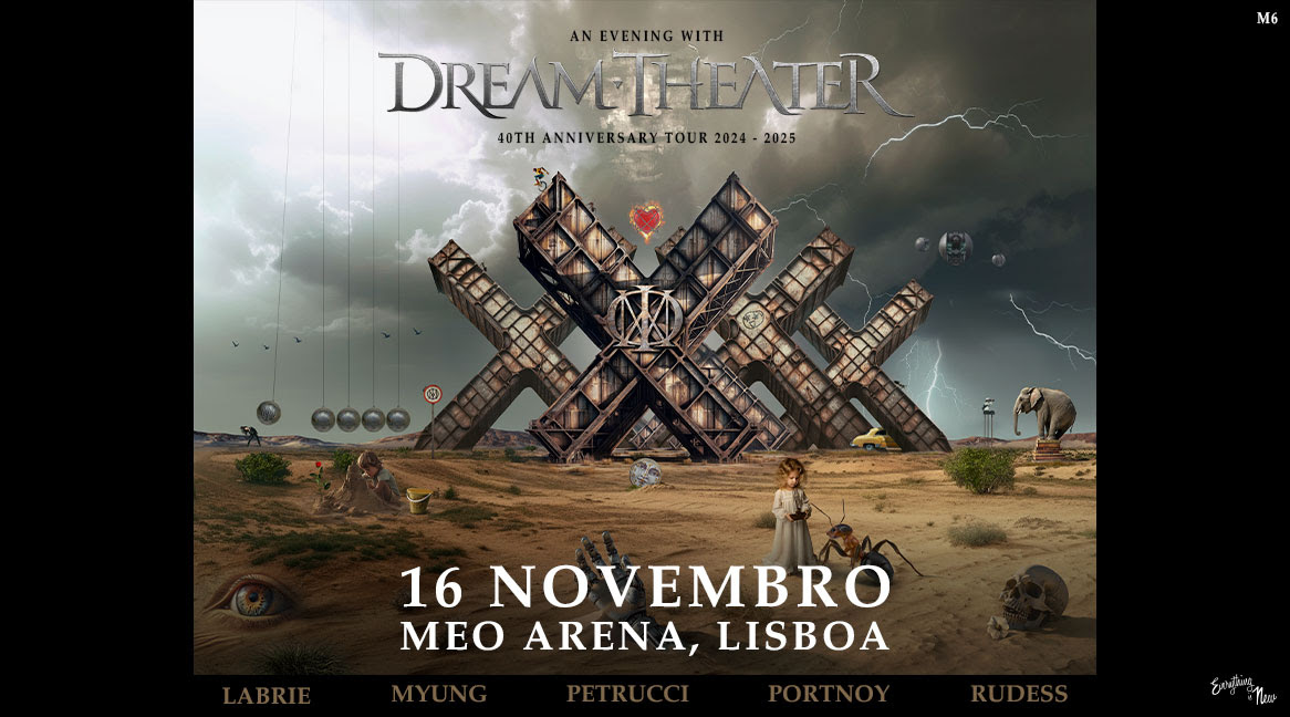 Dream Theater celebram 40 anos de carreira com passagem em Portugal