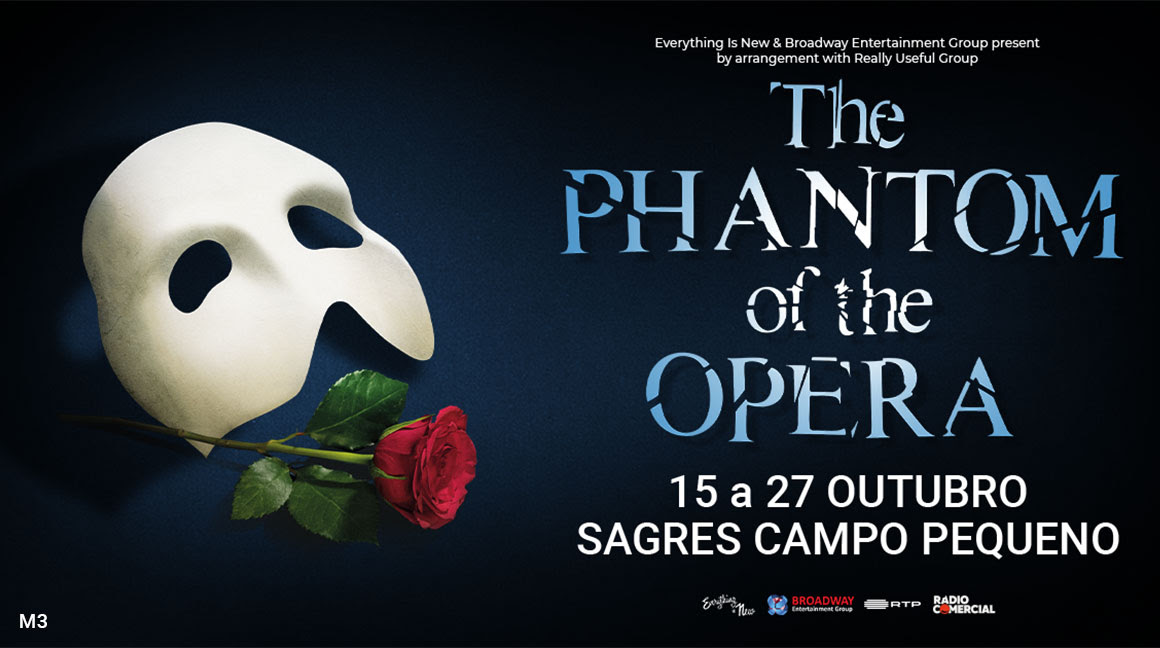 The Phantom of The Opera estreia-se no Sagres Campo Pequeno em Outubro