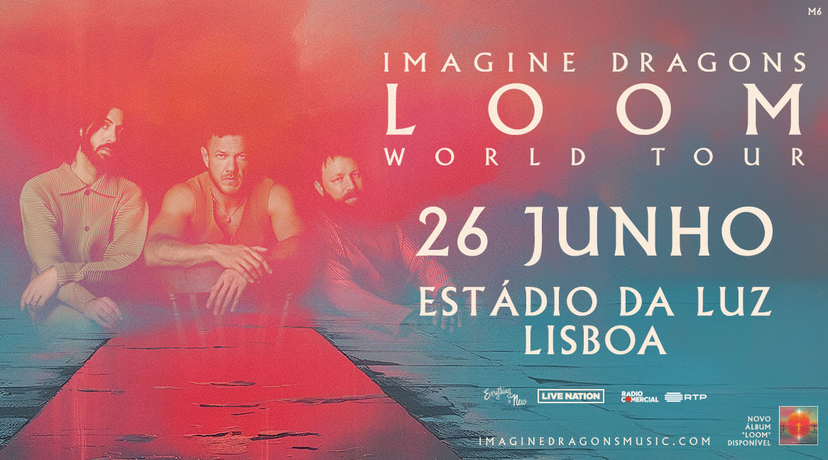 Imagine Dragons trazem a “LOOM WORLD TOUR” ao Estádio da Luz em 2025