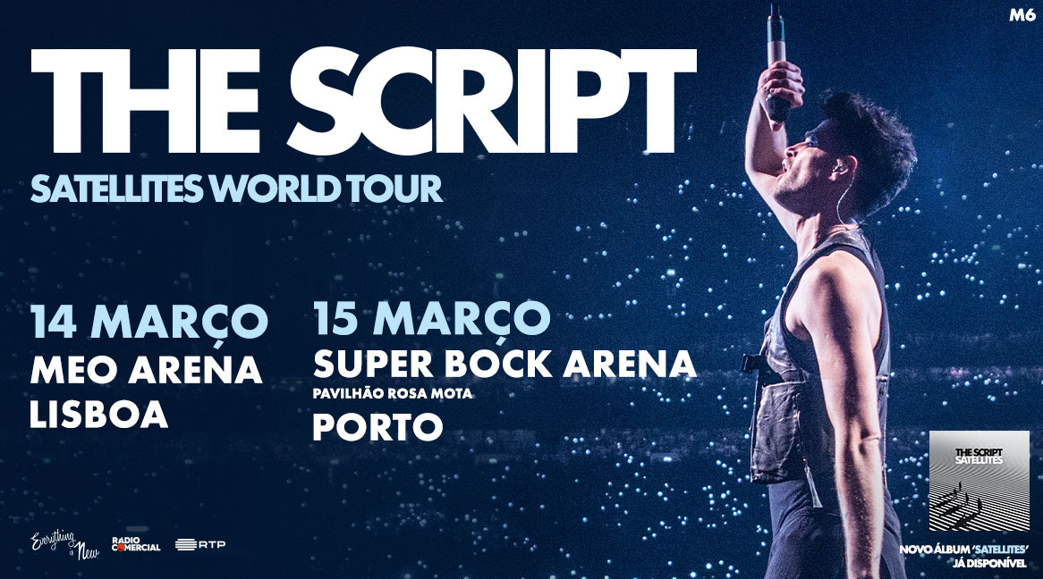 The Script trazem Satellites World Tour a Portugal em Março de 2025