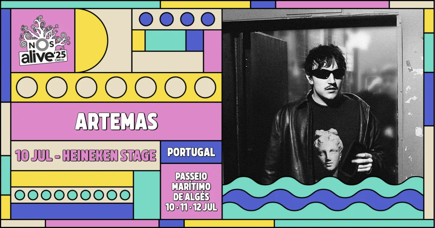 Artemas estreia-se em Portugal no NOS Alive '25