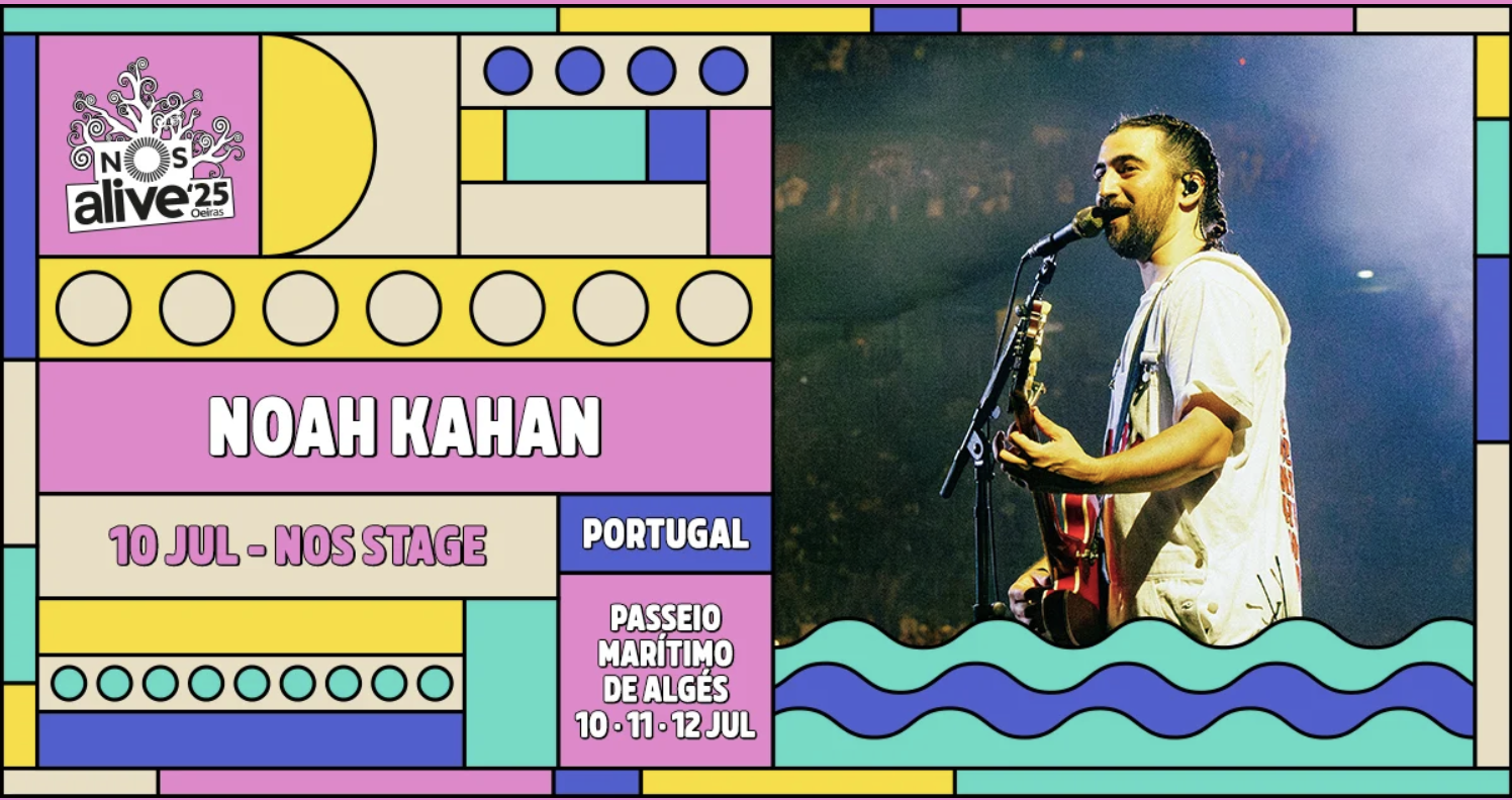 Noah Kahan estreia-se no NOS Alive'25