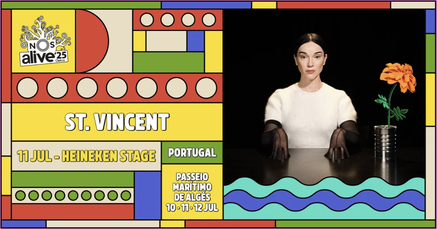 St. Vincent regressa ao festival NOS Alive no próximo ano