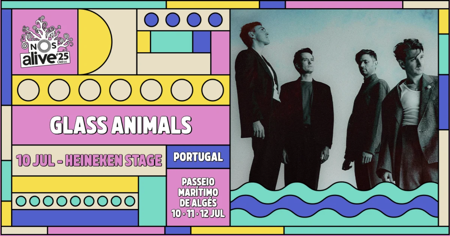 Glass Animals confirmados no Palco Heineken do NOS Alive'25