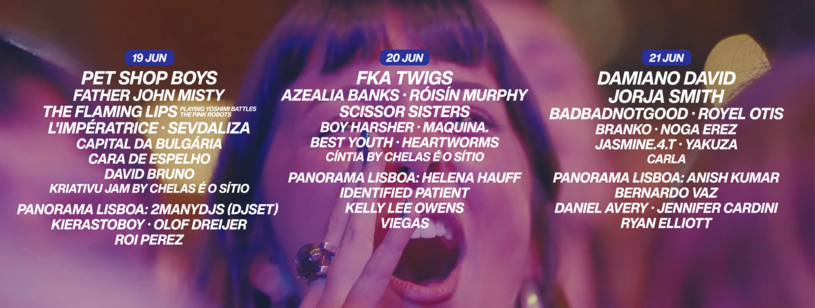 Sevdaliza, 2manydjs e David Bruno: MEO Kalorama apresenta 20 novos nomes para edição de 2025 e line-up diário para o festival